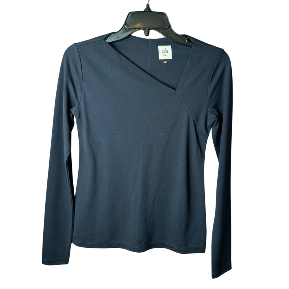 Cabi 4371 Contessa Tee Navy Blue Long Sleeve